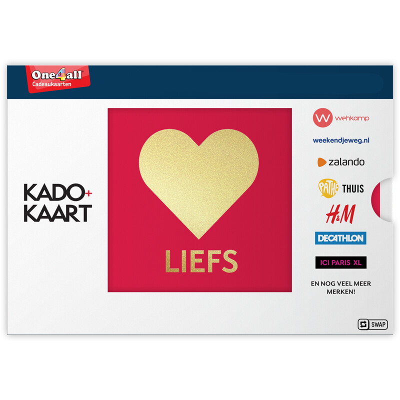  Kado + kaart liefs e-gift 10 euro