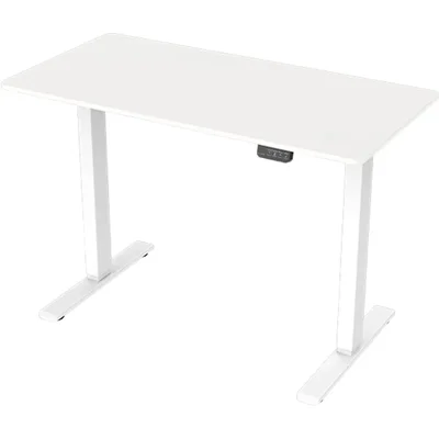 Brixy Zit sta bureau elektrisch wit 120x60cm