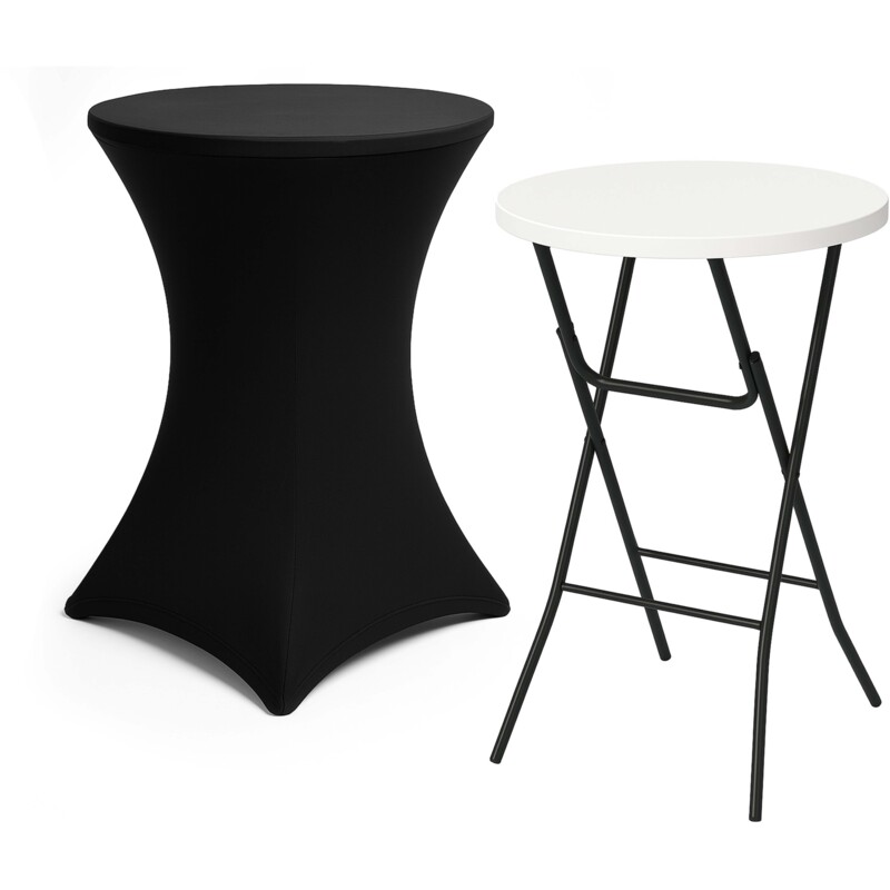 Brixy Statafel met rok wit