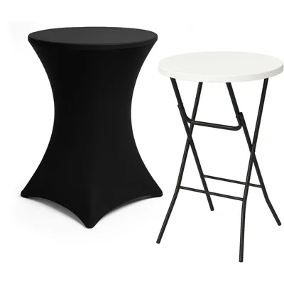 Brixy Statafel met rok wit