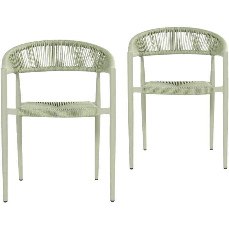 Hartman Pablo stoel spring green 2 stuks