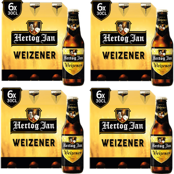 Hertog Jan - Weizener Witbier - Fles 4 x 6 x 300 ml