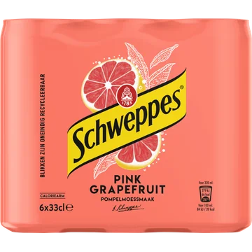 Schweppes Pompelmoessmaak 6 x 33 cl