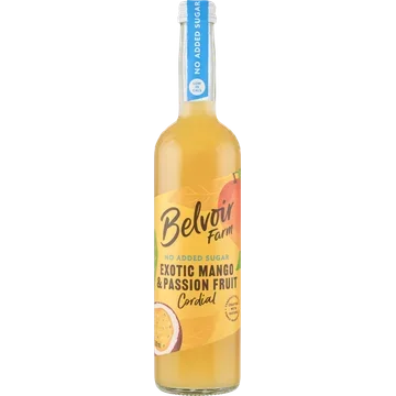 Belvoir Farm Exotic Mango & Passion Fruit Cordial 500 ml
