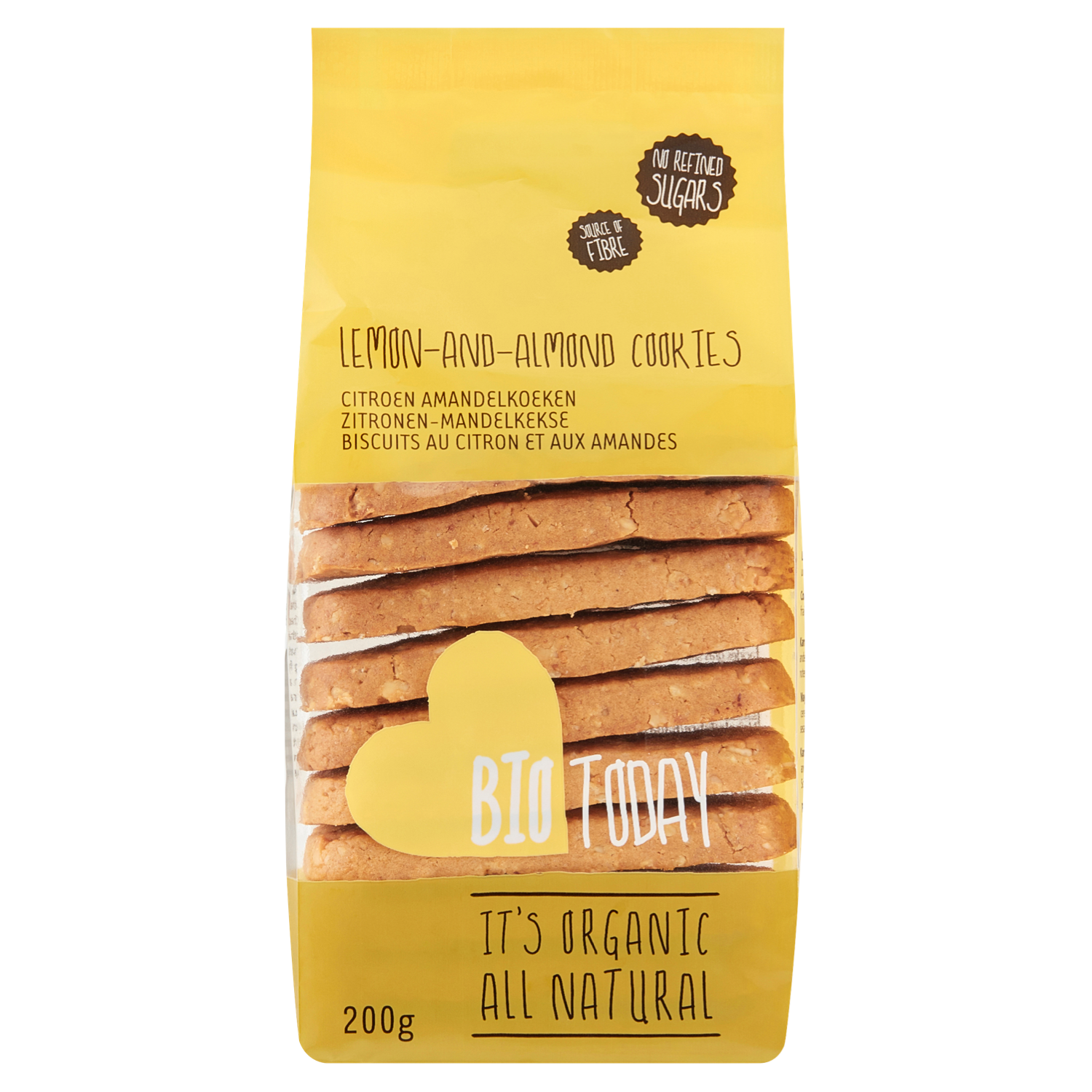 BioToday Citroen Amandelkoeken 200 g