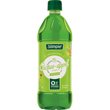 Slimpie Cactus-Appel Smaak Siroop 650 ml
