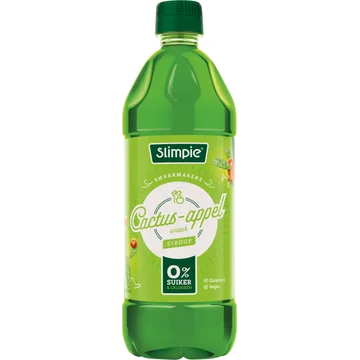Slimpie Cactus-Appel Smaak Siroop 650 ml