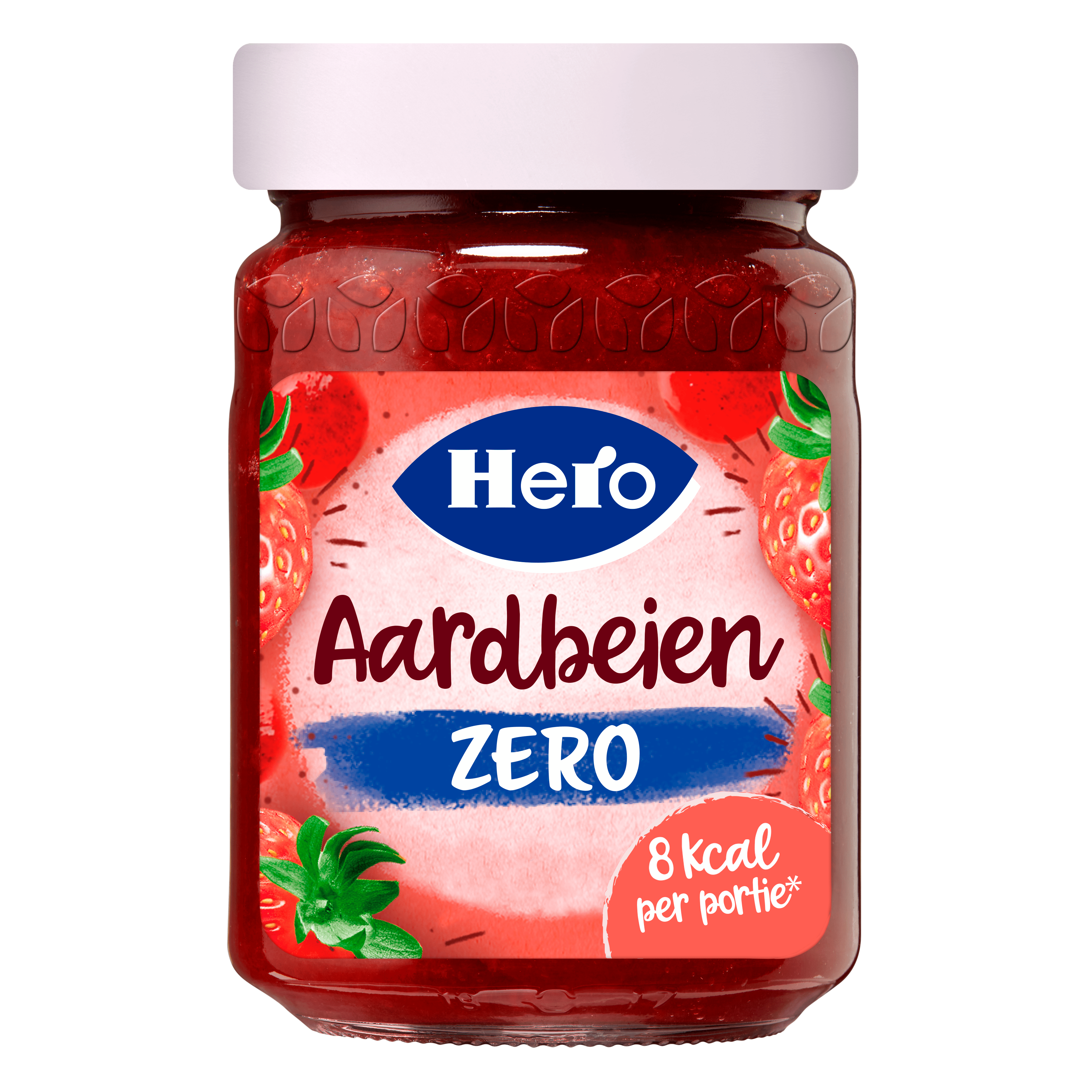 Hero Jam Zero Aardbeien 300 g