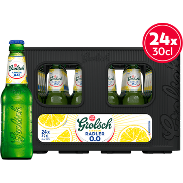 Grolsch - Citroen Radler - 0.0% Alcoholvrij - Krat - 24 x 300ML