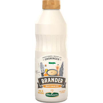 Oliehoorn Brander Mayonaise met Mosterd en Peper 750 ml