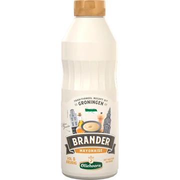 Oliehoorn Brander Mayonaise met Mosterd en Peper 750 ml
