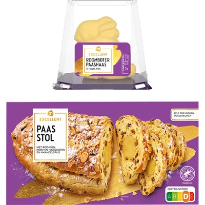 AH Excellent Feeststol met roomboter Paashaas