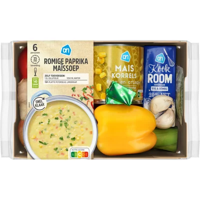 AH Romige paprika maïssoep verspakket