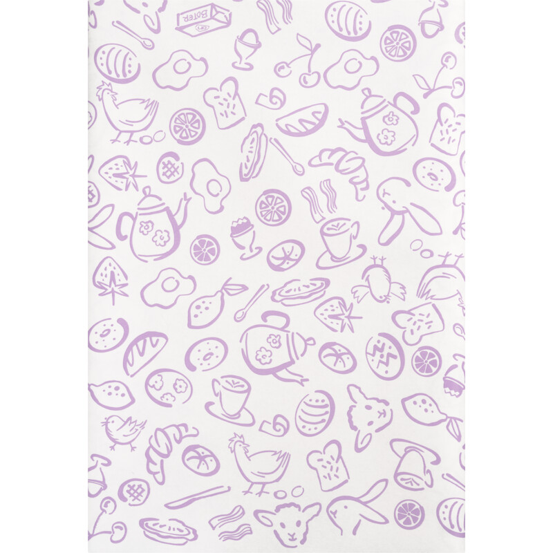 AH Tafellaken lila figuurtjes