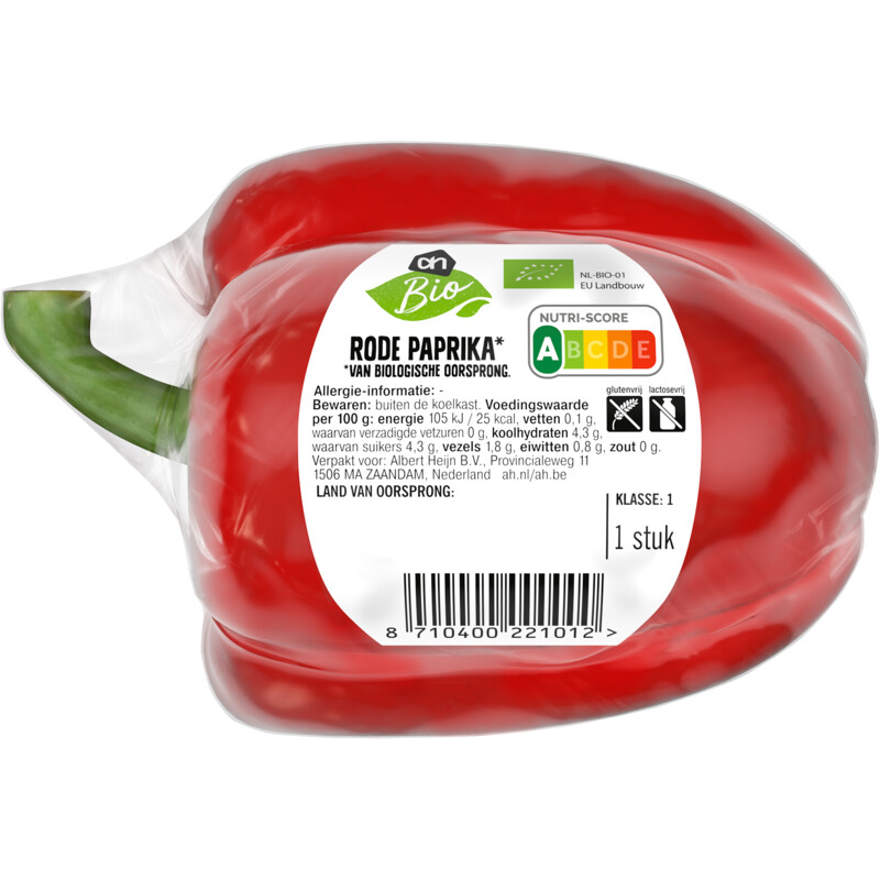 AH Biologisch Paprika rood