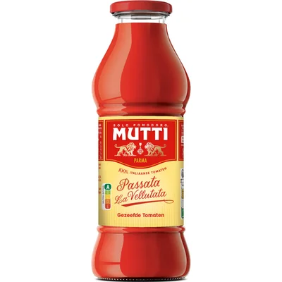 Mutti Passata gezeefde fluweelzachte tomaten