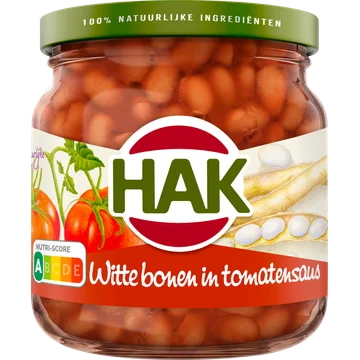 Hak Witte bonen in tomatensaus