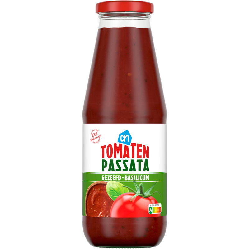 AH Tomaten passata gezeefd basilicum