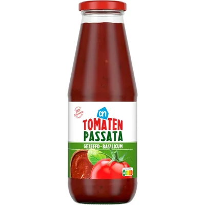 AH Tomaten passata gezeefd basilicum