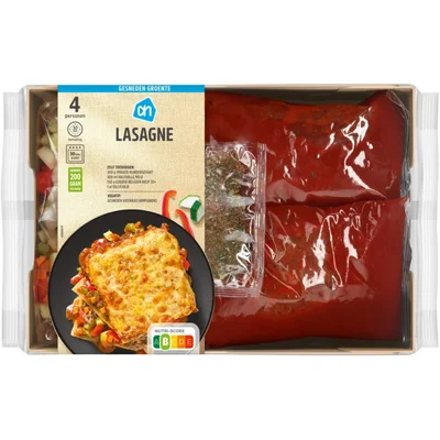 AH Gesneden verspakket lasagne