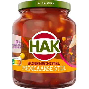 Hak Bonenschotel Mexicaans