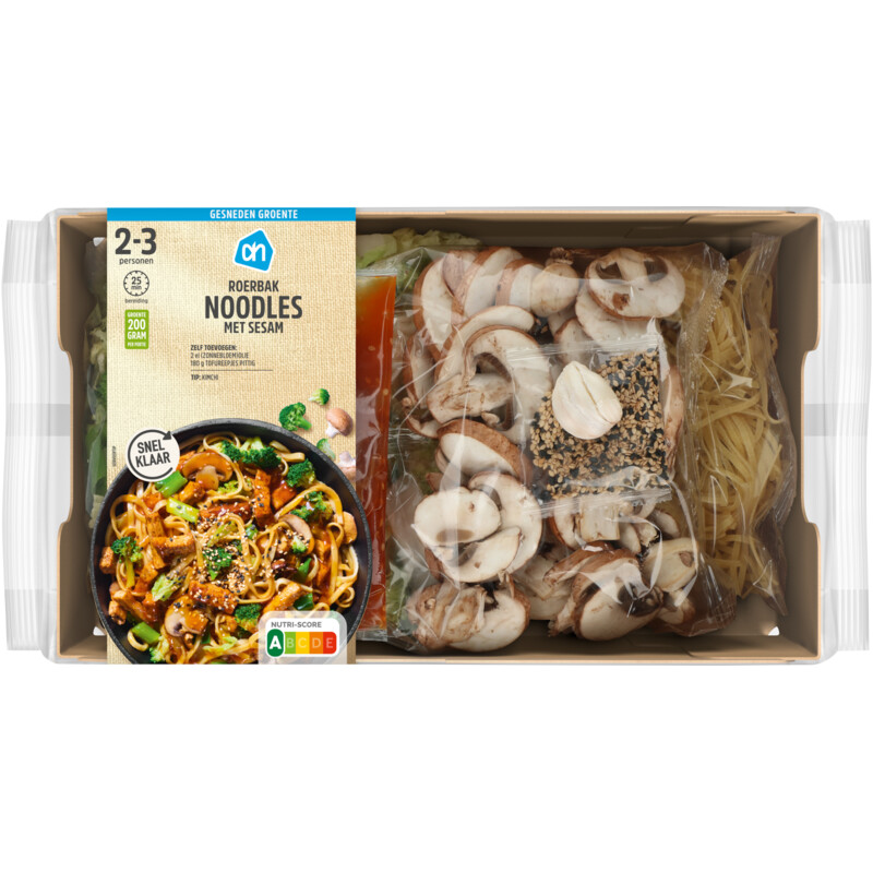 AH Gesneden verspakket roerbaknoodles sesam