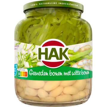 Hak Gesneden bonen met witte bonen