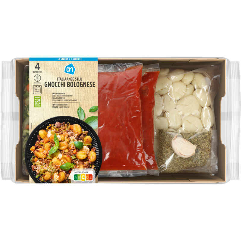 AH Gesneden verspakket gnocchi bolognese