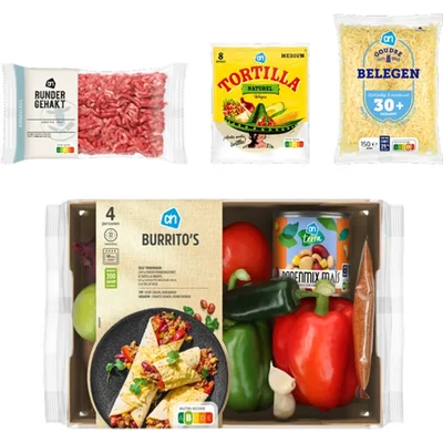 AH Mexicaanse Burritos Verspakket