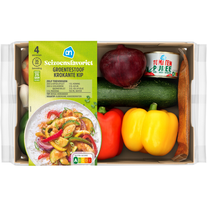 AH Groentestoof krokante kip verspakket