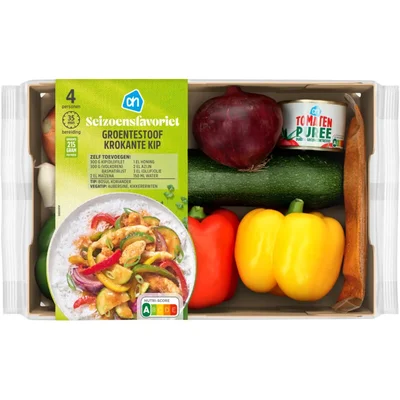 AH Groentestoof krokante kip verspakket
