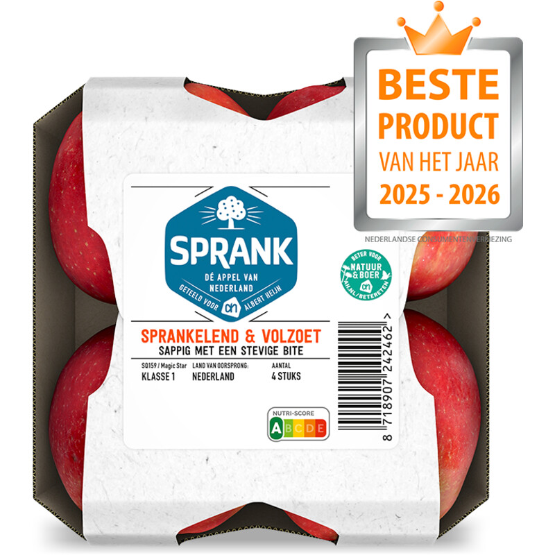 SPRANK Appels schaal