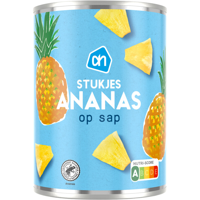 AH Stukjes ananas op sap