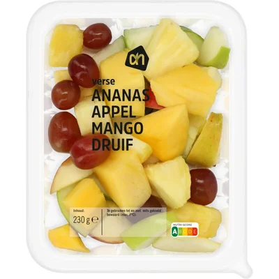 AH Verse ananas, appel, mango en druif