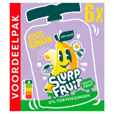 Servero Slurpfruit beste banaan voordeelpak