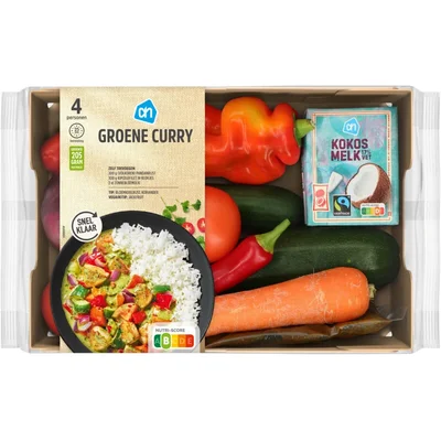 AH Groene curry verspakket