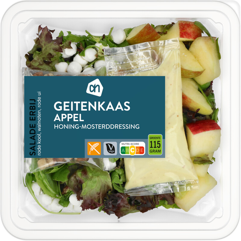 AH Salade erbij geitenkaas appel