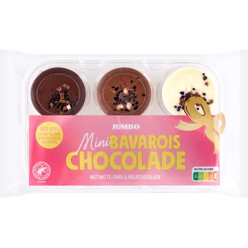Jumbo Mini Bavarois Chocolade 6 Stuks