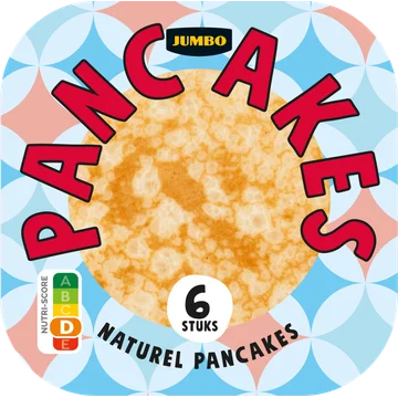 Jumbo Naturel Pancakes 6 Stuks