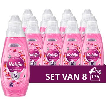 Robijn Advanced Quickwash Vloeibaar Wasmiddel Sunset Bloom 8 x 22 wasbeurten