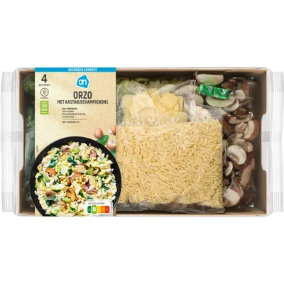 AH Gesneden verspakket orzo champignons