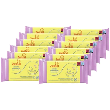 Zwitsal Billendoekjes Sensitive 12 x 57 Stuks