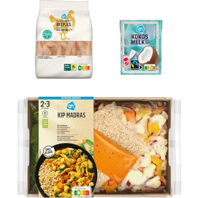 AH Gesneden Indiase Kip Madras Verspakket