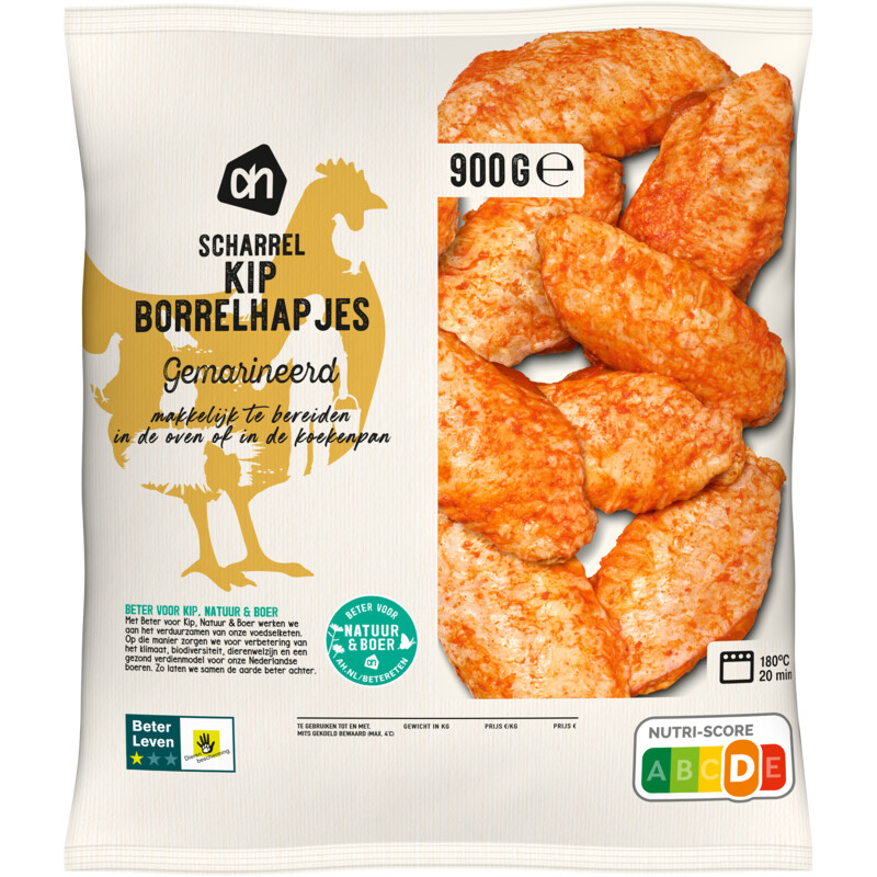 AH Scharrel kipborrelhapjes gemarineerd