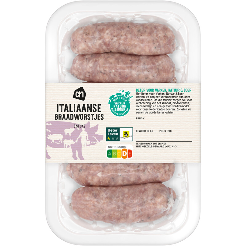 AH Italiaans gekruid braadworstje