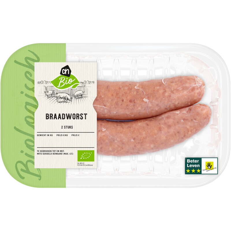 AH Biologisch Varkensbraadworst