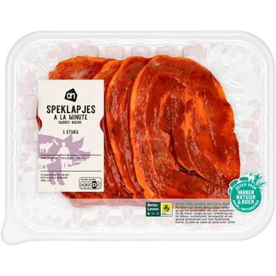 AH Speklapjes à la minute smokey bacon