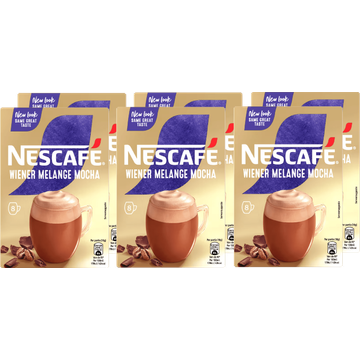 Nescafé Wiener Melange Mocha 6 x 8 Zakjes