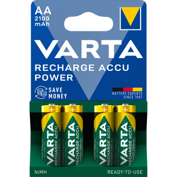 VARTA Oplaadbare Batterijen AA 2100mAh