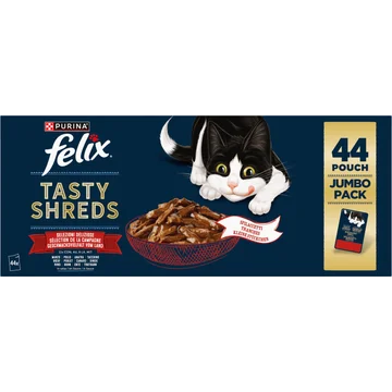 FELIX® Heerlijke Reepjes Farm Selectie Kattenvoer 44x80g